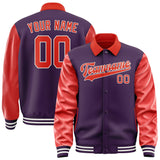 Custom Purple Orange Red Jacket