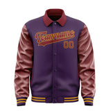 Custom Purple Crimson Red Jacket