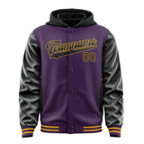 Custom Purple Black Jacket