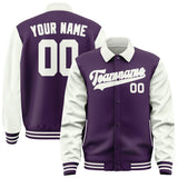 Custom Purple White Jacket