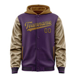 Custom Purple Khaki Jacket