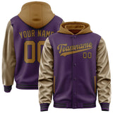 Custom Purple Khaki Jacket
