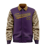 Custom Purple Khaki Jacket