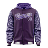 Custom Purple Light Purple Jacket