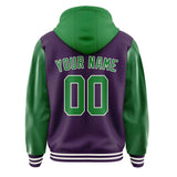 Custom Purple Emerald Green Jacket