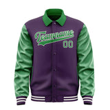 Custom Purple Emerald Green Jacket