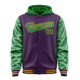 Custom Purple Emerald Green Jacket