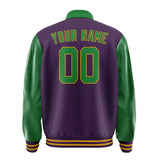 Custom Purple Emerald Green Jacket