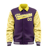 Custom Purple Light Yellow Jacket