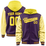 Custom Purple Light Yellow Jacket