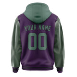Custom Purple Blue Green Jacket