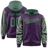 Custom Purple Blue Green Jacket