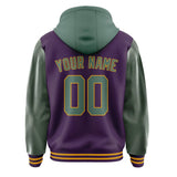 Custom Purple Blue Green Jacket