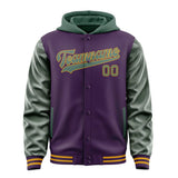 Custom Purple Blue Green Jacket