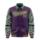 Custom Purple Blue Green Jacket