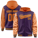 Custom Purple Orange Jacket
