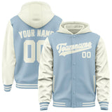 Custom Light Blue Cream Jacket