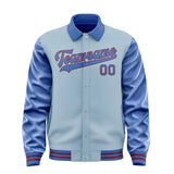 Custom Light Blue Sky Blue Jacket