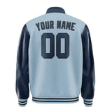 Custom Light Blue Blue Jacket