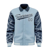 Custom Light Blue Blue Jacket