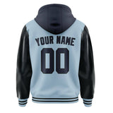 Custom Light Blue Navy Jacket
