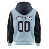 Custom Light Blue Navy Jacket