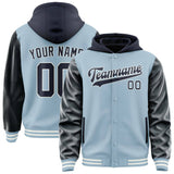 Custom Light Blue Navy Jacket