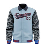 Custom Light Blue Navy Jacket