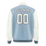Custom Light Blue White Jacket