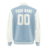 Custom Light Blue White Jacket