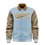 Custom Light Blue Khaki Jacket