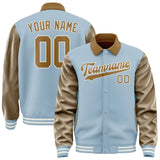 Custom Light Blue Khaki Jacket