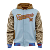 Custom Light Blue Khaki Jacket