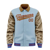 Custom Light Blue Khaki Jacket