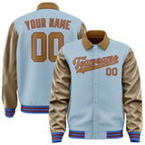 Custom Light Blue Khaki Jacket