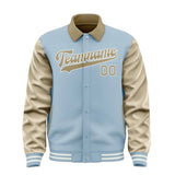 Custom Light Blue Light Khaki Jacket