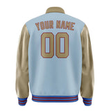 Custom Light Blue Light Khaki Jacket