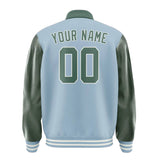 Custom Light Blue Blue Green Jacket