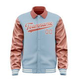 Custom Light Blue Copper Rose Jacket