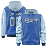 Custom Sky Blue Light Blue Jacket