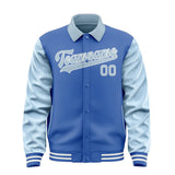 Custom Sky Blue Light Blue Jacket