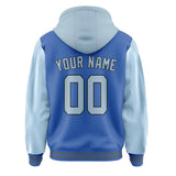 Custom Sky Blue Light Blue Jacket