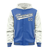 Custom Sky Blue White Jacket