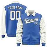 Custom Sky Blue White Jacket