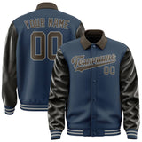 Custom Blue Brown Jacket