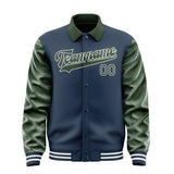 Custom Blue Dark Green Jacket