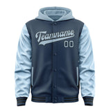 Custom Blue Light Blue Jacket