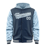 Custom Blue Light Blue Jacket