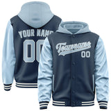 Custom Blue Light Blue Jacket