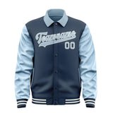 Custom Blue Light Blue Jacket